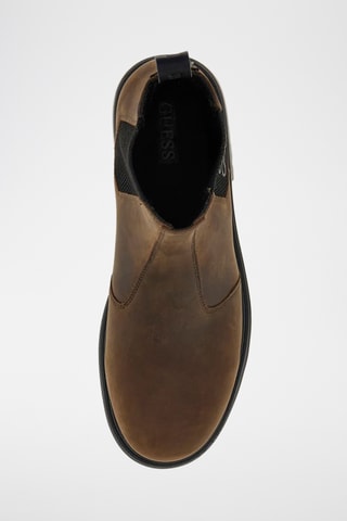 Bottines Chelsea en nubuck - Marron