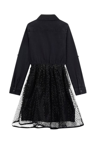 Robe trompe-l’œil - Noir