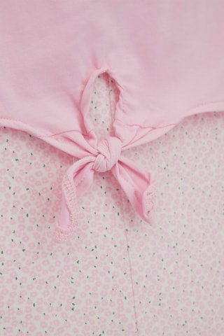 Robe trompe-l’œil - Rose poudré