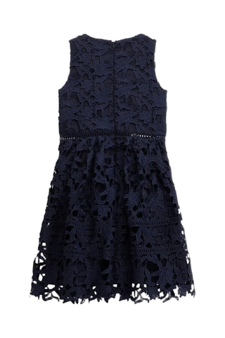 Robe en guipure - Bleu marine
