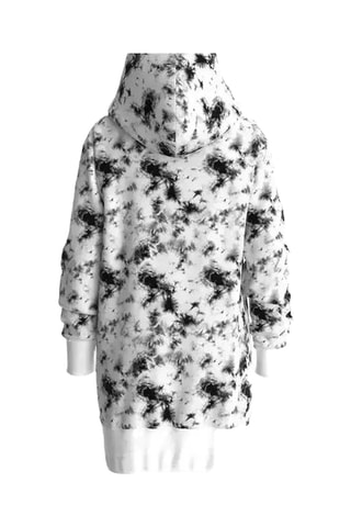 Robe sweat à capuche - Blanc