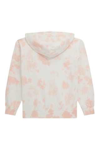 Sweat à capuche tie and dye - Rose