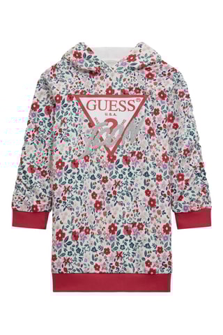 Robe sweat - Rouge framboise