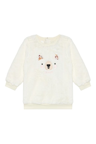 Sweat et legging - Blanc et marron