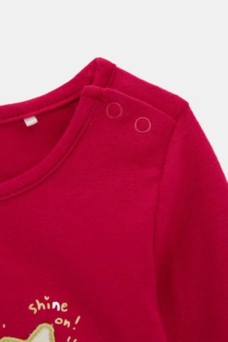 T-shirt et legging - Rouge et blanc