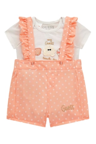 Body et short - Blanc et orange