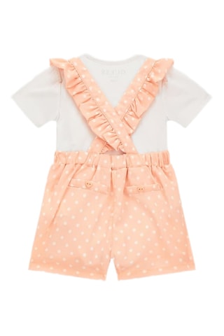 Body et short - Blanc et orange
