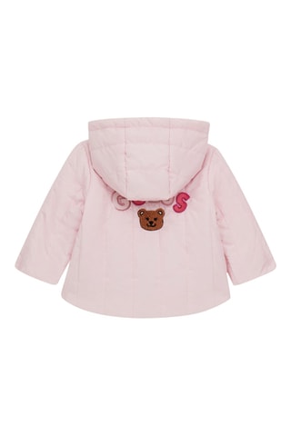 Doudoune à capuche - Rose poudré