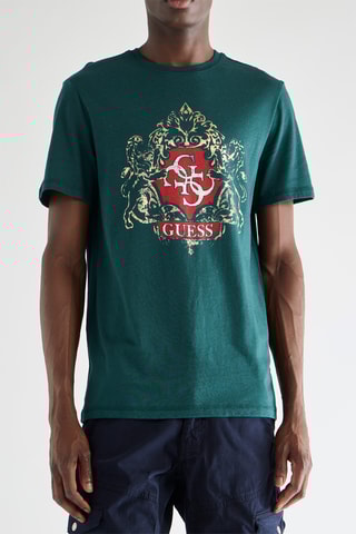 T-shirt slim - Vert foncé