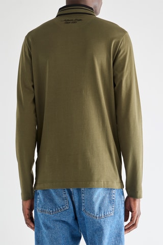 Polo slim - Vert olive