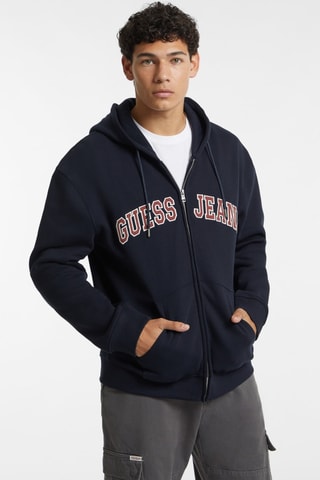 Sweat à capuche - Bleu foncé