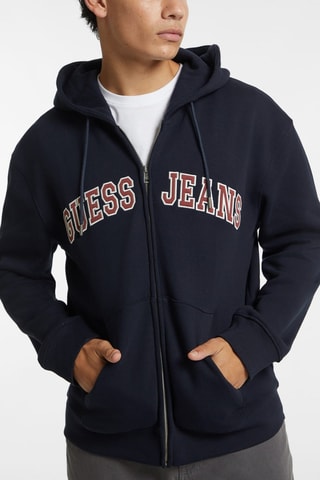 Sweat à capuche - Bleu foncé