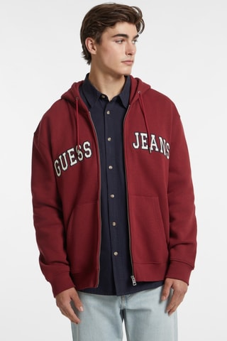 Sweat à capuche - Rouge
