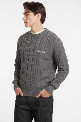 Pull en laine - Gris foncé chiné