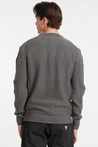 Pull en laine - Gris foncé chiné