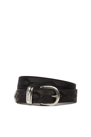 Ceinture en cuir - Noir