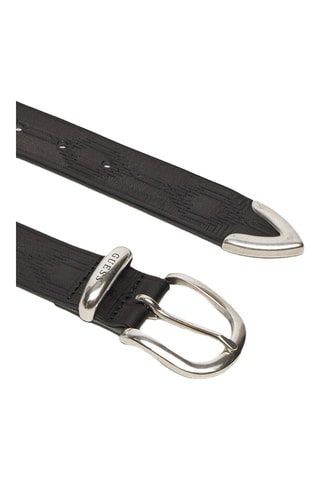 Ceinture en cuir - Noir