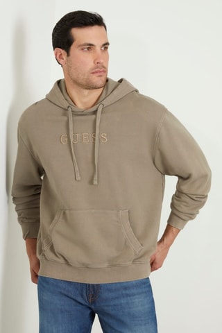 Sweat à capuche - Taupe