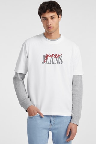 T-shirt oversize - Blanc