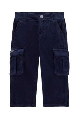 Pantalon en velours - Bleu foncé