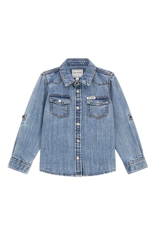 Chemise en jean - Bleu-gris