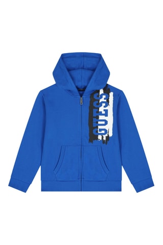 Sweat à capuche - Bleu cobalt