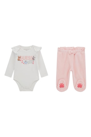 Body et pantalon - Blanc