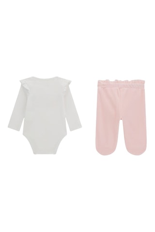 Body et pantalon - Blanc