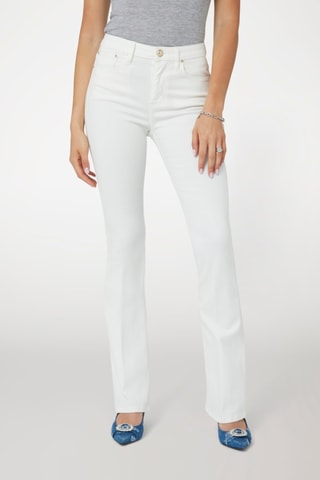 Jean flare - Blanc