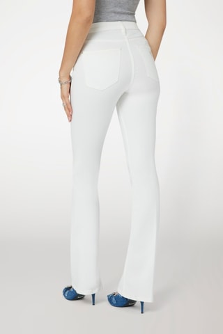 Jean flare - Blanc