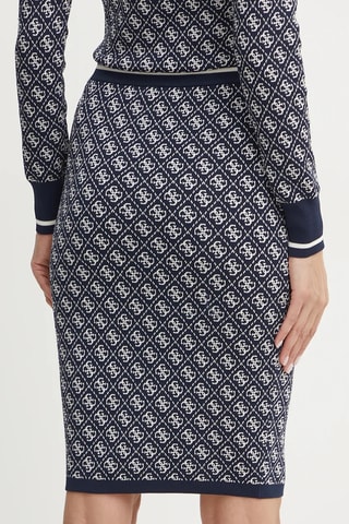 Jupe fourreau taille haute - Noir 