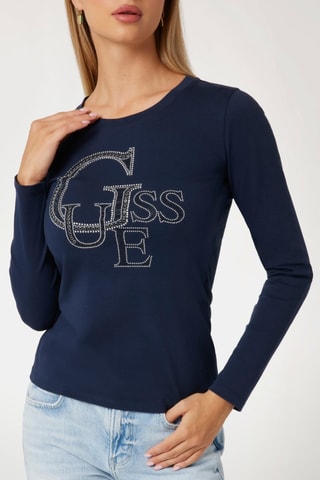 T-shirt slim - Bleu marine
