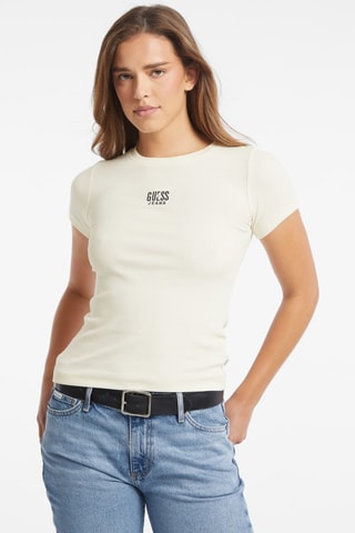 T-shirt slim - Ecru