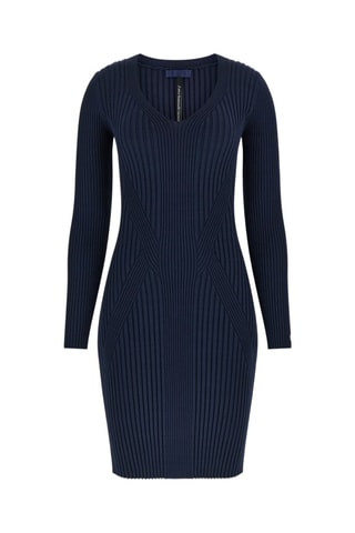 Robe fourreau - Bleu marine