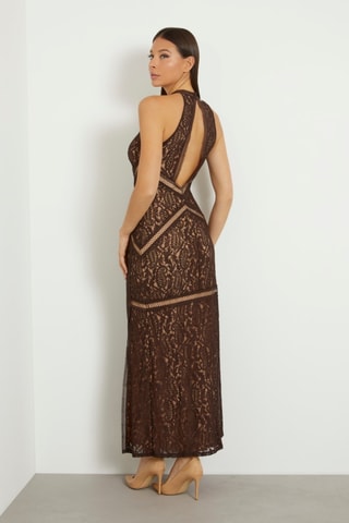 Robe longue - Marron
