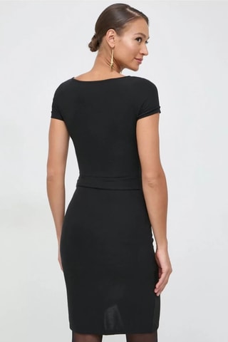 Robe portefeuille - Noir