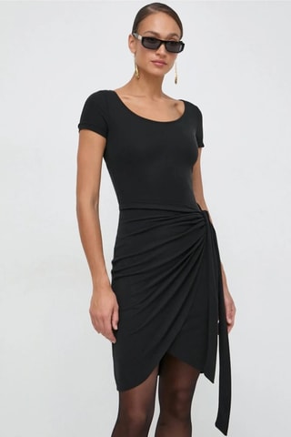 Robe portefeuille - Noir