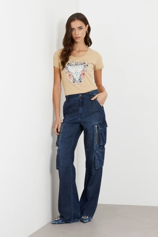 T-shirt slim - Taupe
