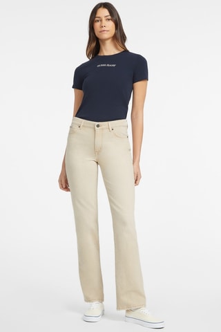 Pantalon regular - Beige