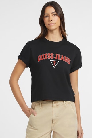 T-shirt boxy - Noir