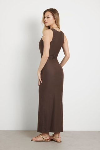 Robe longue - Marron