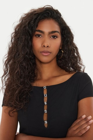 Robe fourreau - Noir