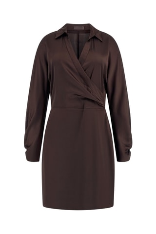 Robe droite - Marron