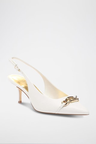Escarpins en cuir - Blanc 
