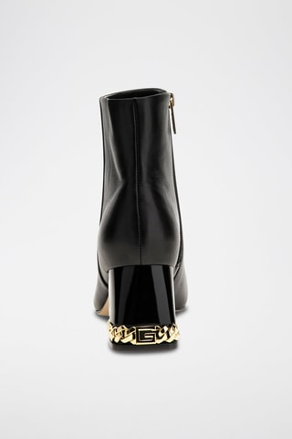 Bottines en cuir - Noir