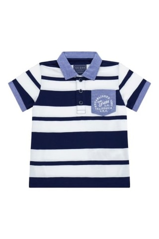 Polo - Bleu et blanc