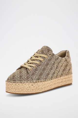 Espadrilles plateformes - Beige