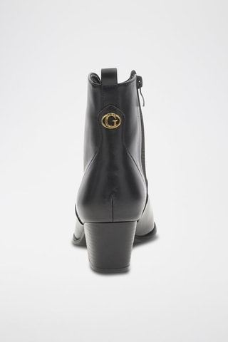 Bottines en cuir - Noir