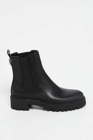 Bottines Chelsea en cuir nappa - Noir