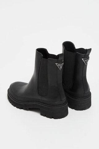 Bottines Chelsea en cuir nappa - Noir